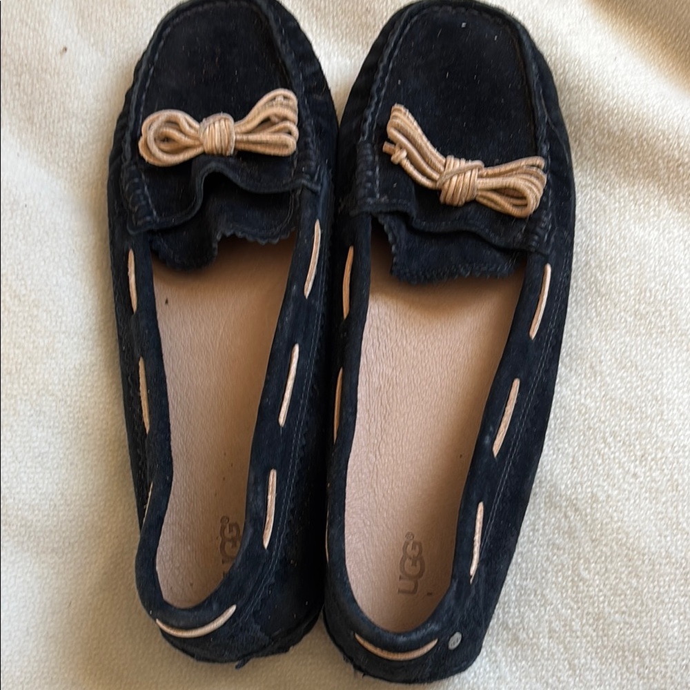 UGG Black Moccasin Shoes